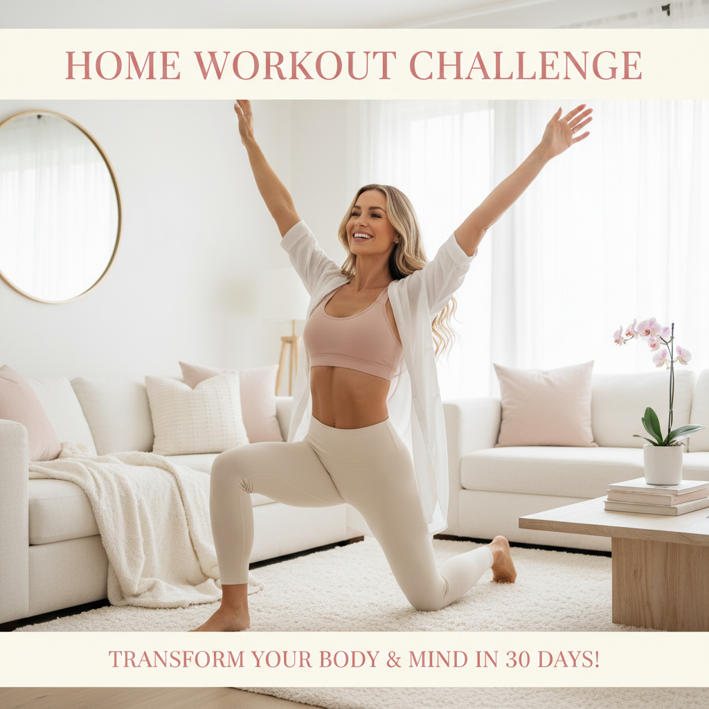 Home Workout Challenge - Lumeskin Co Girl Gym