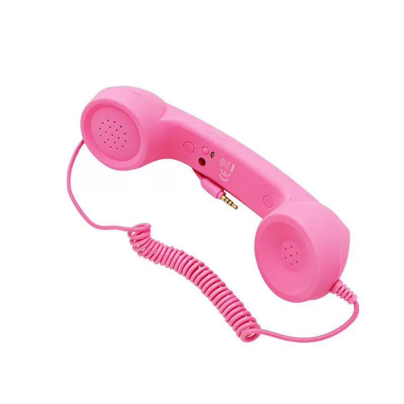 Retro Telephone Handset Earphone with Adjustable Volume