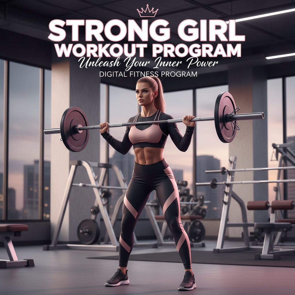 Strong Girl Workout Program - Lumeskin Co Girl Gym